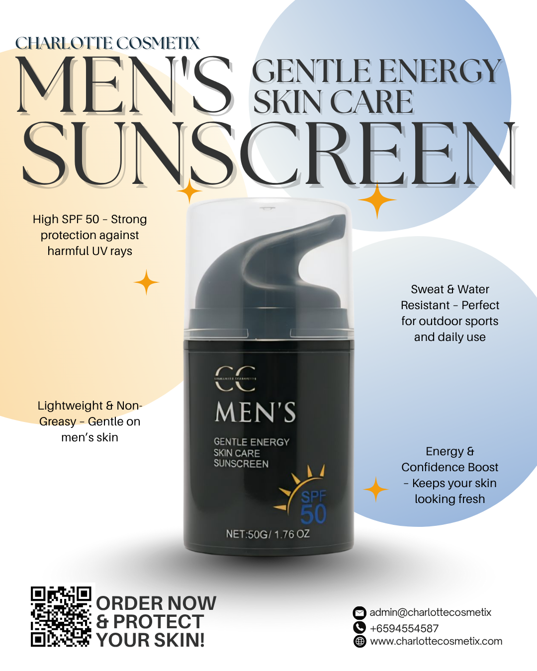 CC-Men’s Centella Sunscreen SPF50