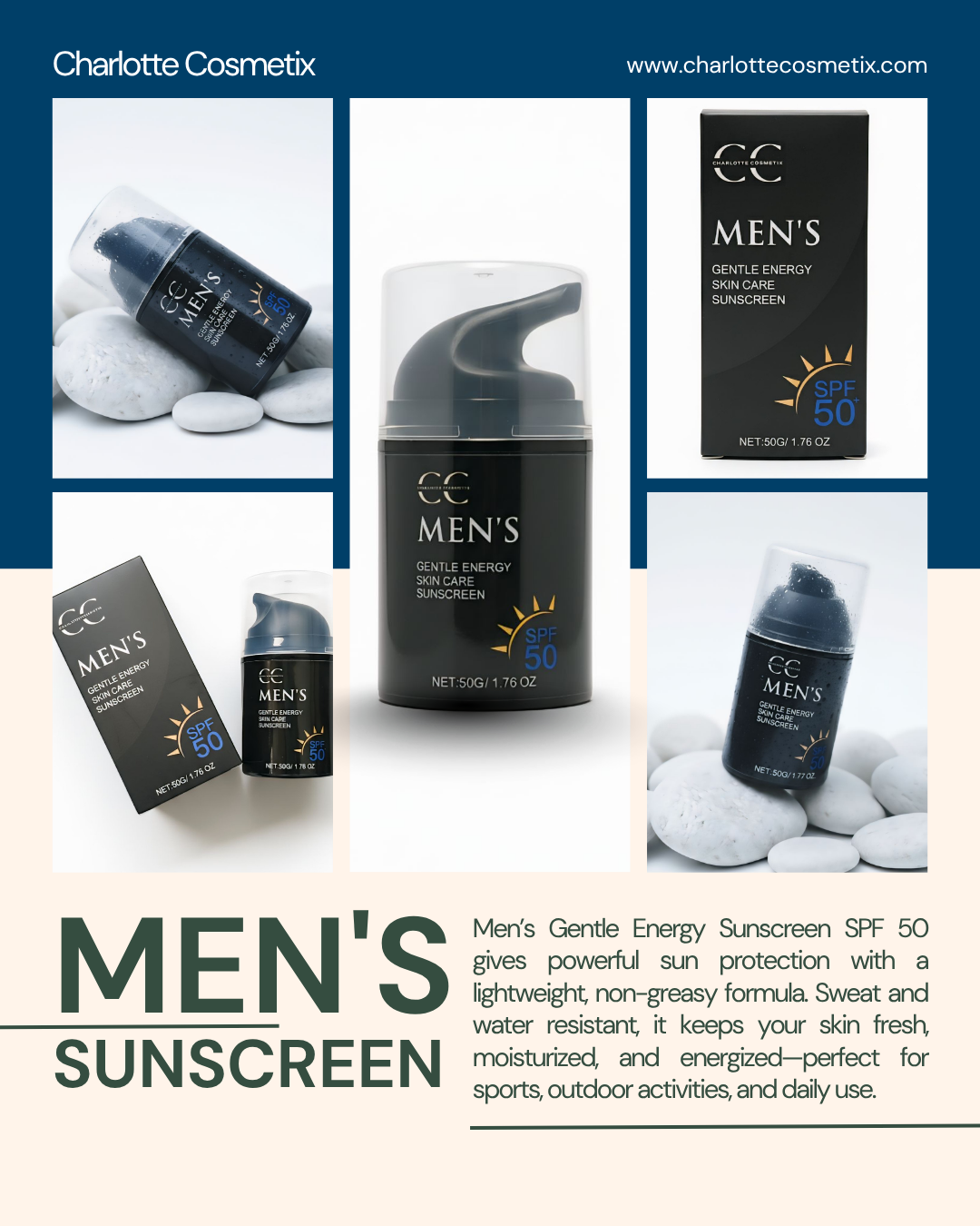 CC-Men’s Centella Sunscreen SPF50