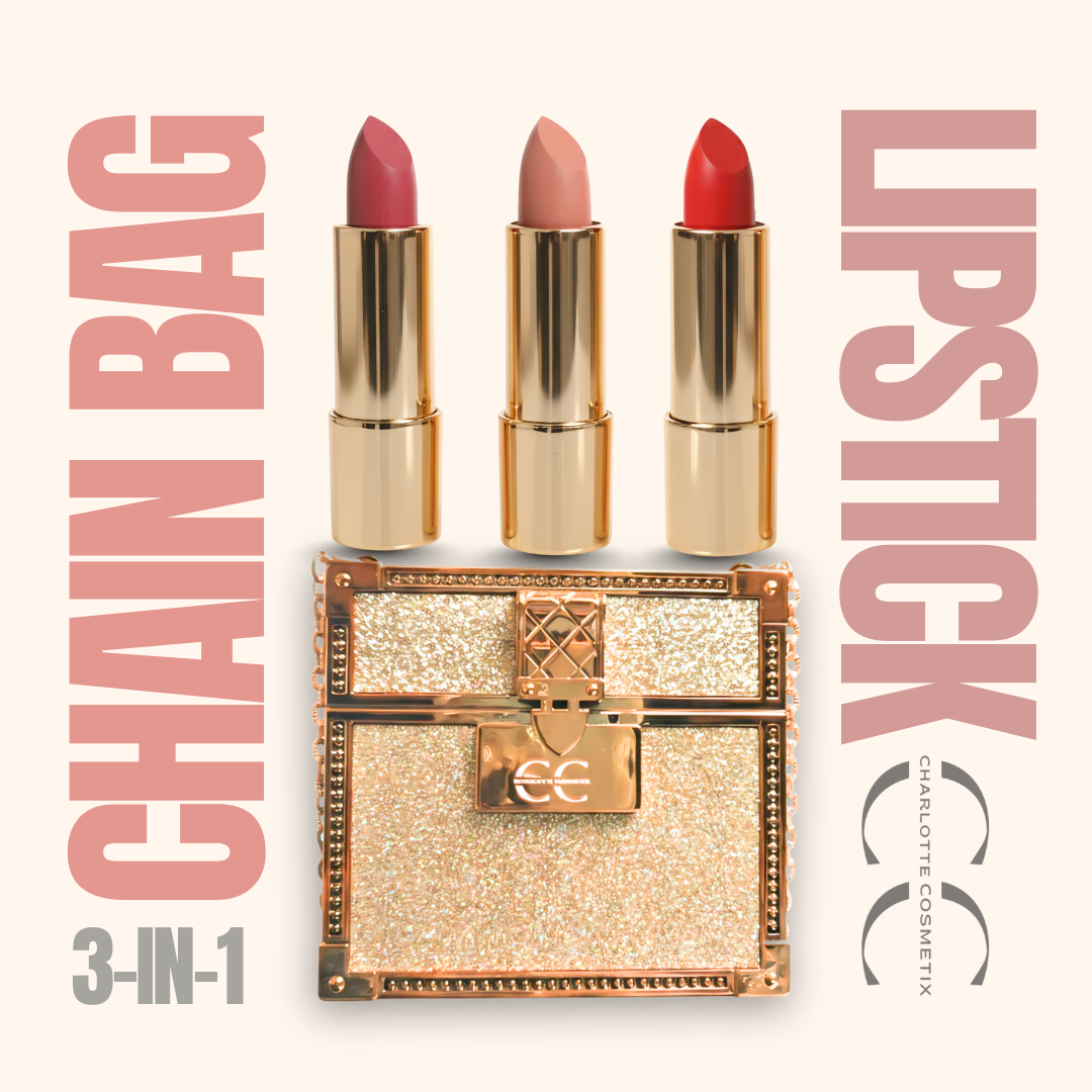 CC -Trio Lipstick Set w/ Chain