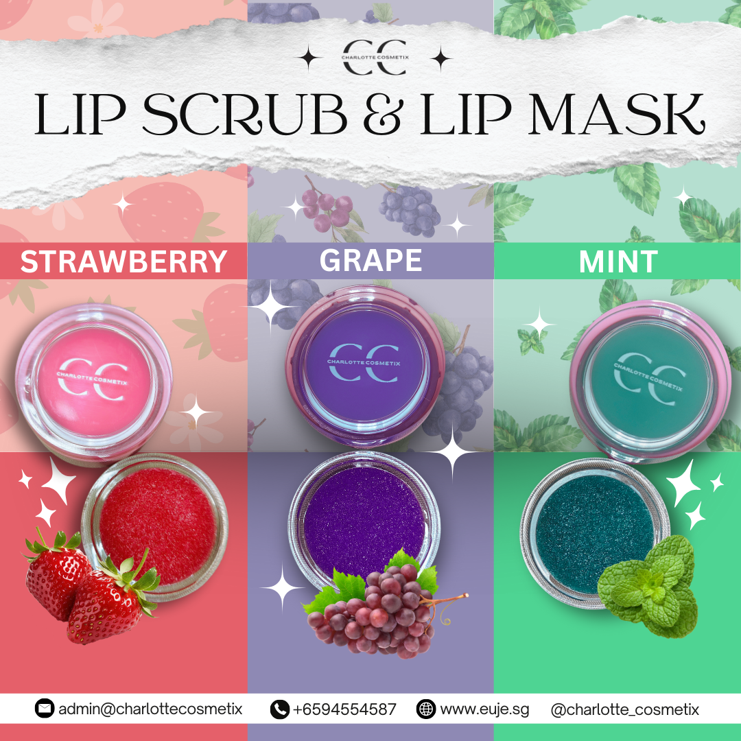 CC-2-in-1 Lip Scrub Exfoliator & Hydrating Lip Mask